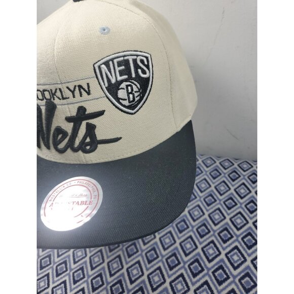Mitchell & Ness NBA Brooklyn Nets Snapback Hat Cap - Picture 14 of 16
